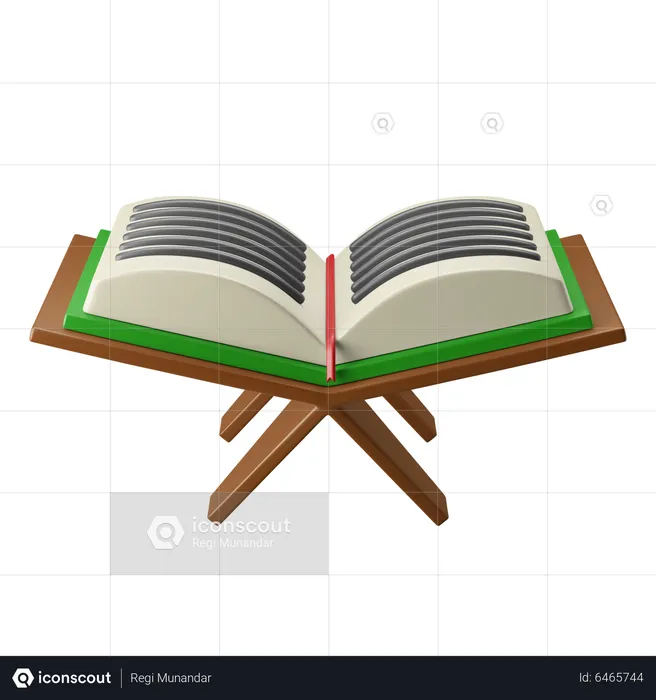 Open Quran  3D Icon