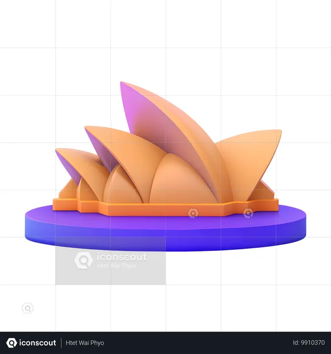 Opéra de Sydney  3D Icon