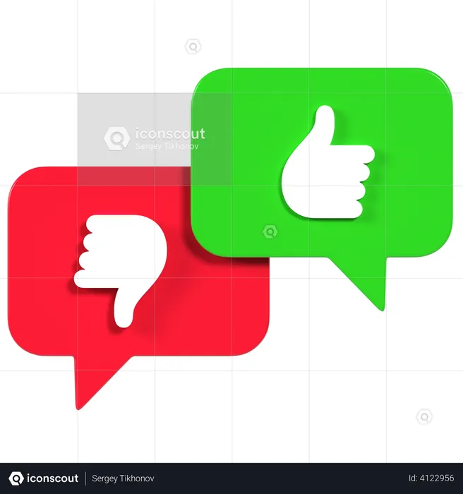 Opinião  3D Icon