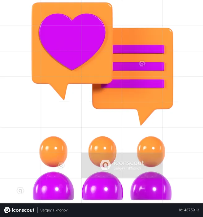 Opinion  3D Icon