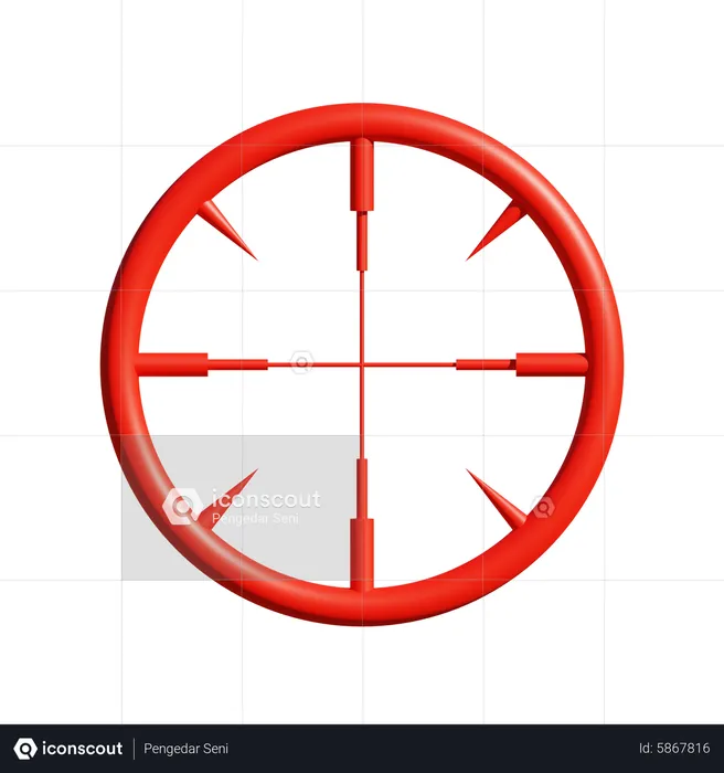 Optical Sight  3D Icon