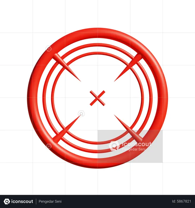 Optical Sight  3D Icon