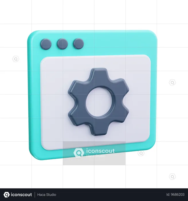 Optimization  3D Icon