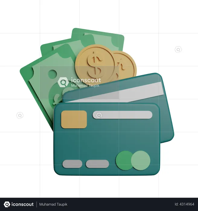 Options de paiement  3D Icon