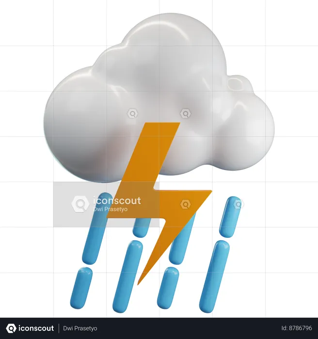 Orage  3D Icon