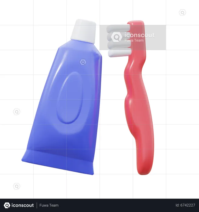 Oral Care  3D Icon