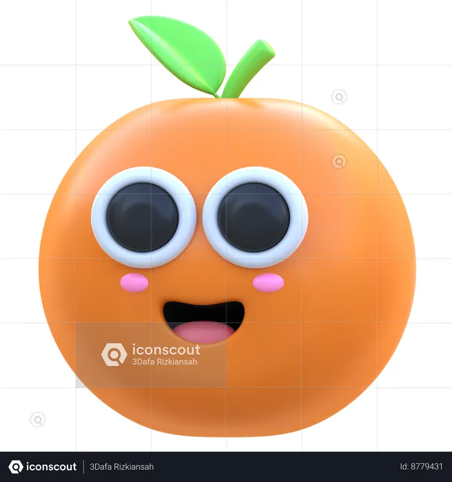 Orange  3D Icon