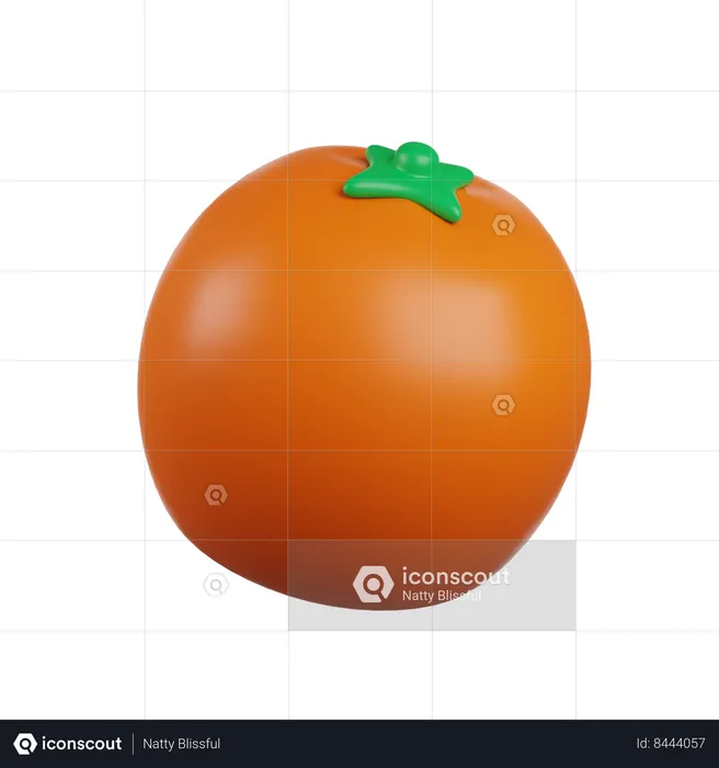 Orange  3D Icon