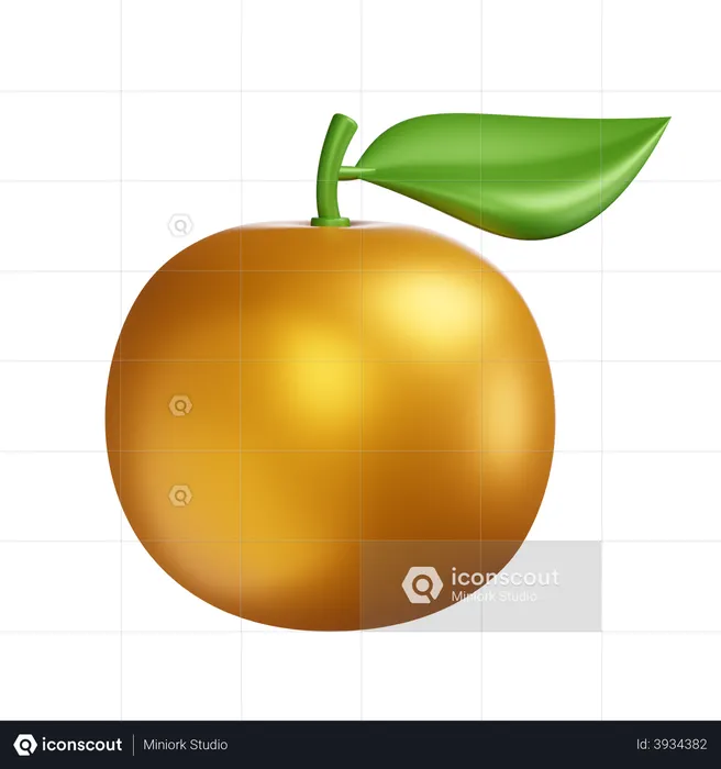 Orange  3D Icon