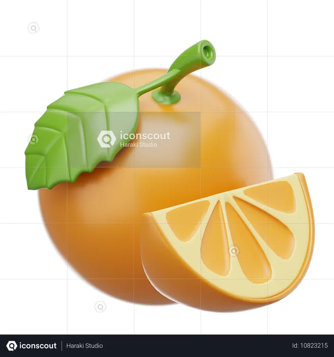 Orange  3D Icon