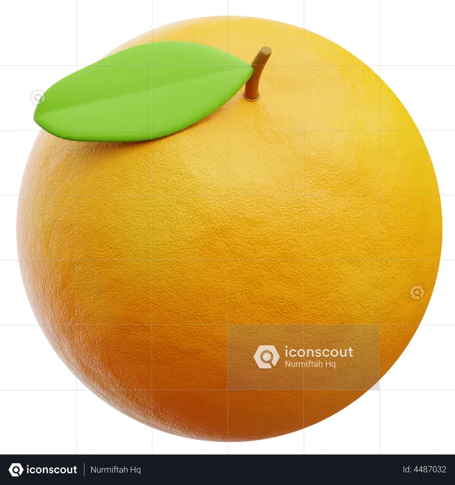 Orange  3D Icon