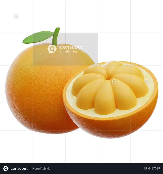 Orange  3D Icon