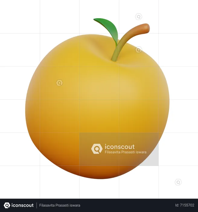 Orange  3D Icon