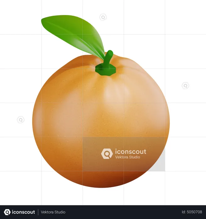 Orange  3D Icon