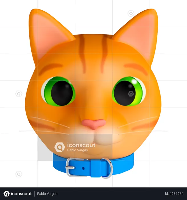 angry orange cat  AI Emoji Generator