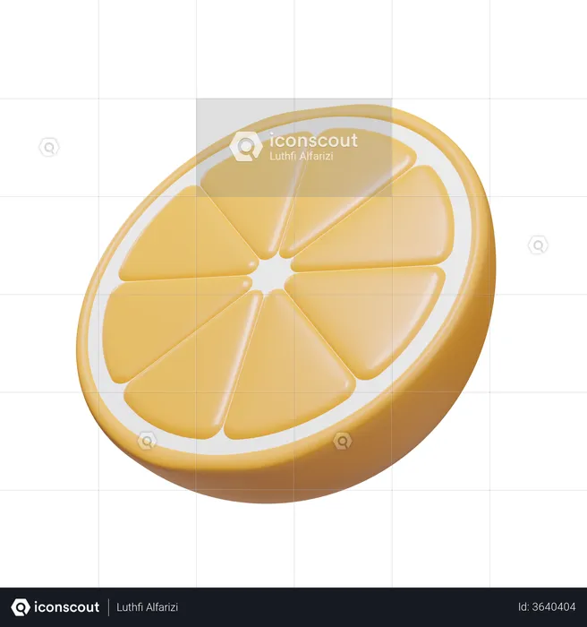 Orange Citrus  3D Illustration