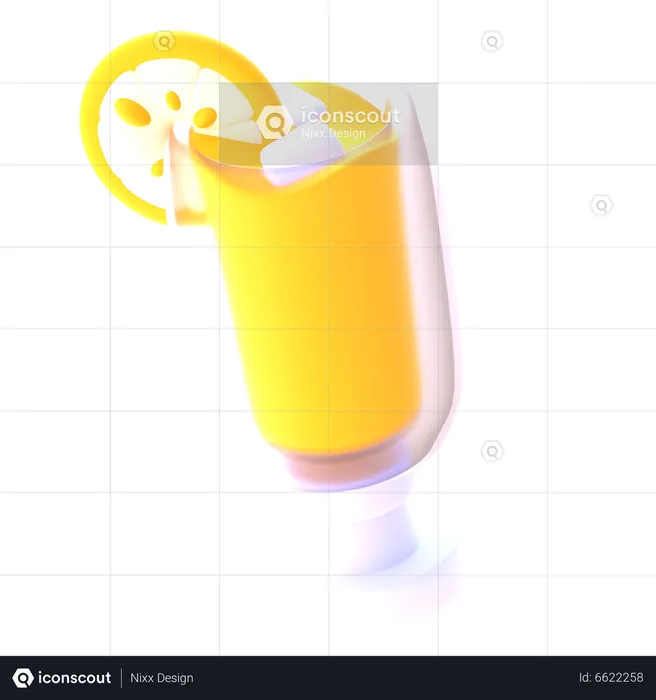 Orange Syrup  3D Icon