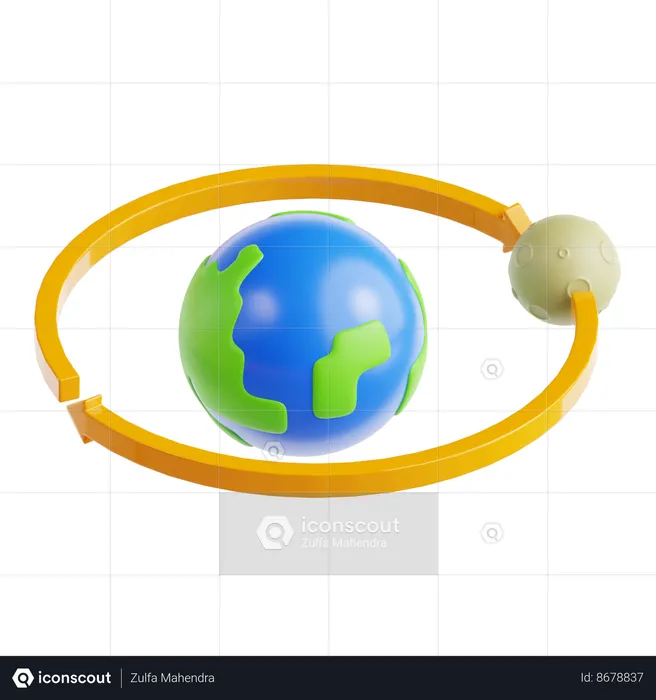Orbit  3D Icon