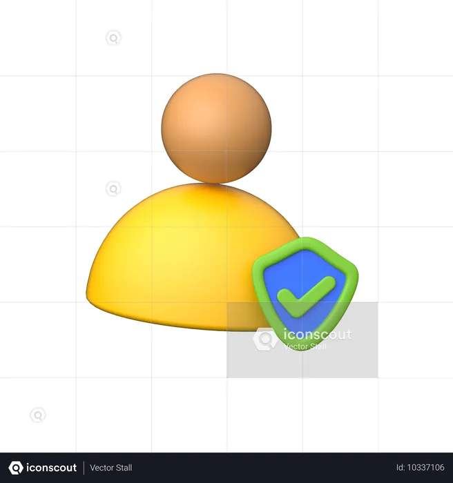 Ordem de proteção  3D Icon