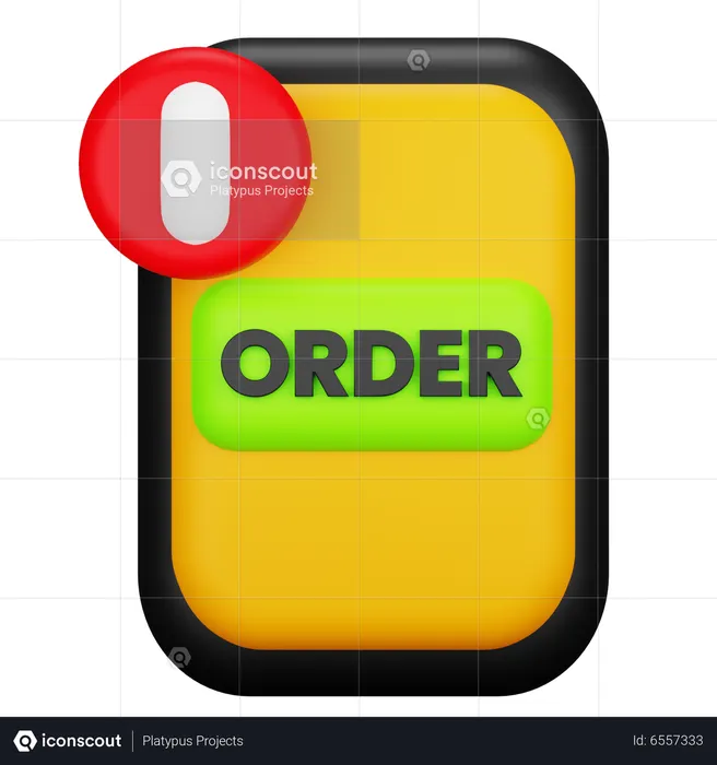 Order  3D Icon