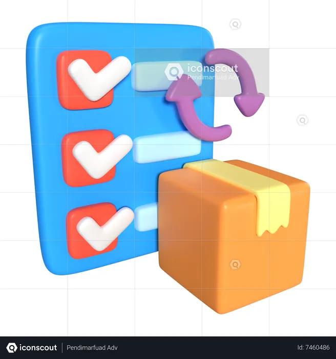Order Cancel  3D Icon