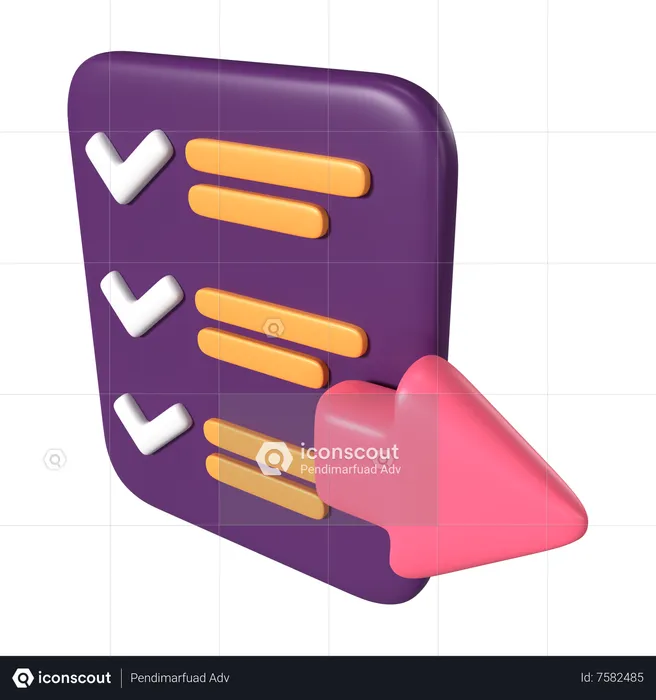 Order Checkout  3D Icon