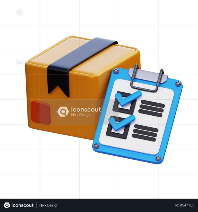 Order List  3D Icon