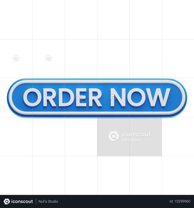 Order Now Button  3D Icon