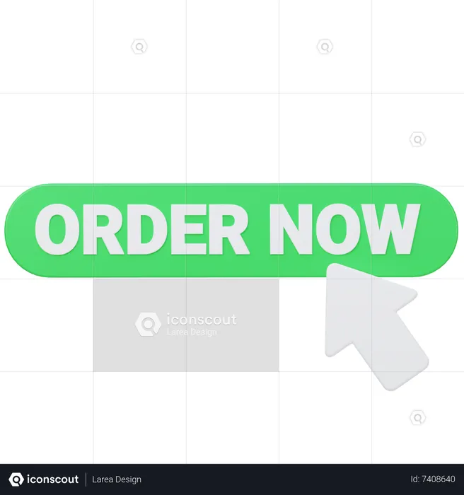 Order Now Button  3D Icon