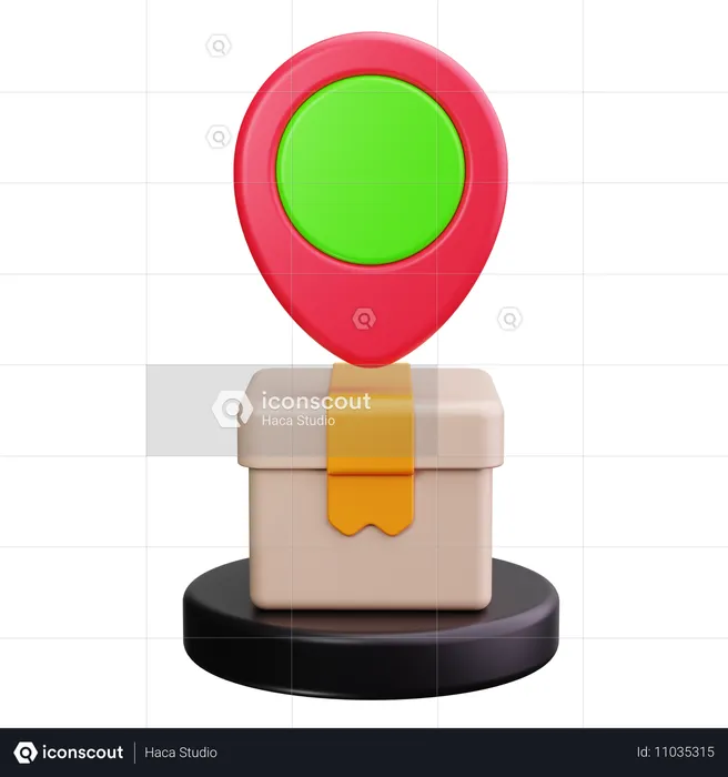 Order Tracking  3D Icon