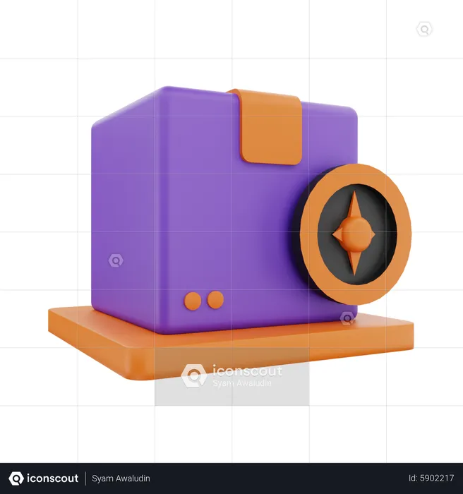 Order Tracking  3D Icon