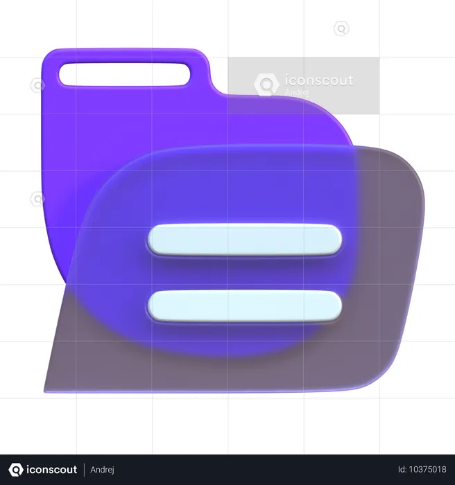 Ordner  3D Icon