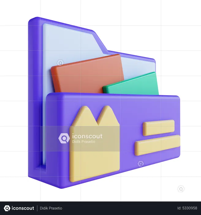 Ordner  3D Icon