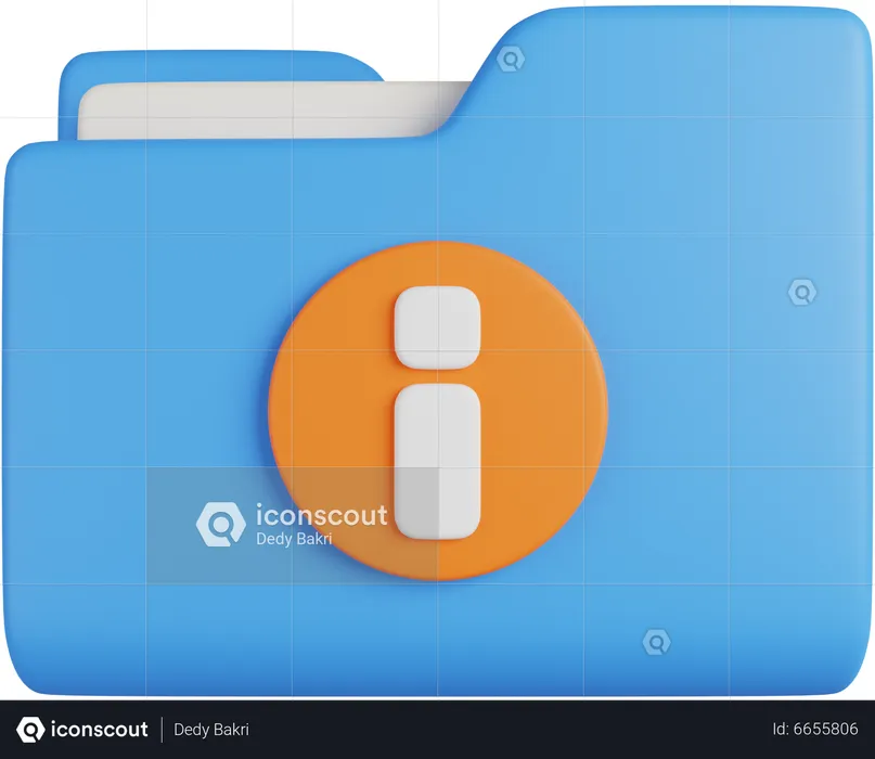 Ordnerinfo  3D Icon