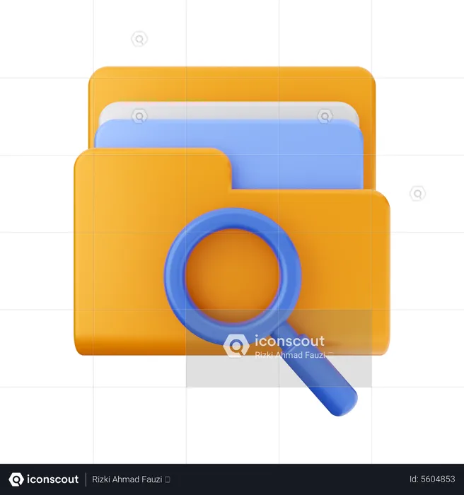 Ordnerscan  3D Icon