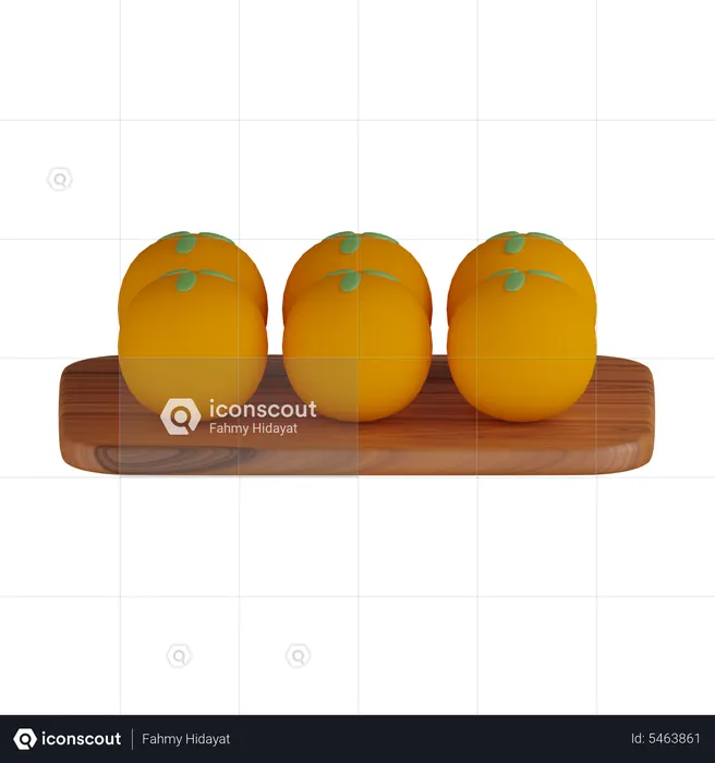 Organic Laddu  3D Icon
