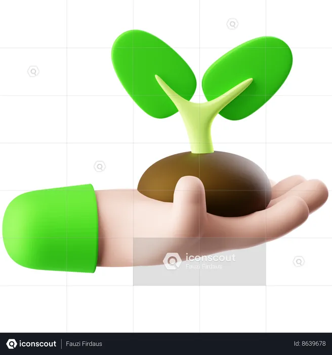 Organic Living  3D Icon
