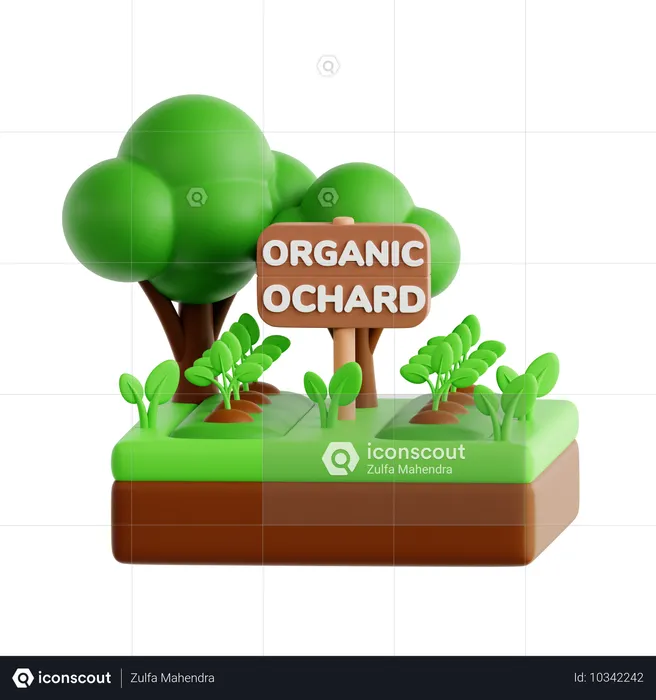 Organic Orchard  3D Icon