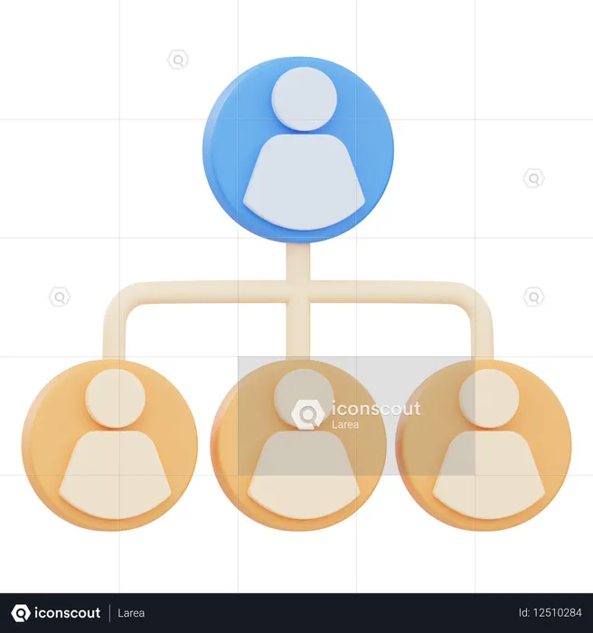 Organisation  3D Icon