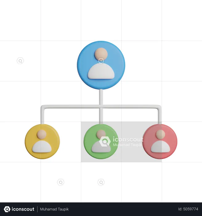 Organization  3D Icon