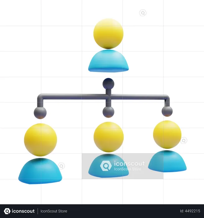 Organizational Structure  3D Icon