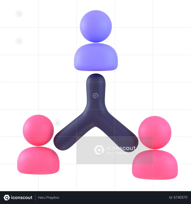 Organizational Structure  3D Icon