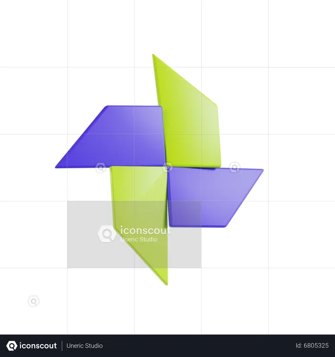 Origami  3D Icon