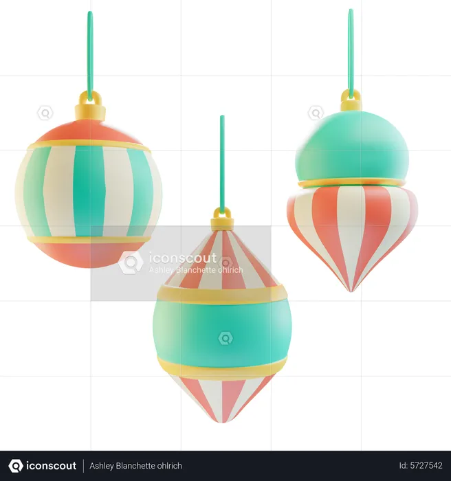 Ornaments  3D Icon