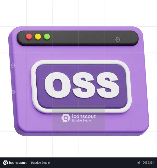 Oss Website  3D Icon