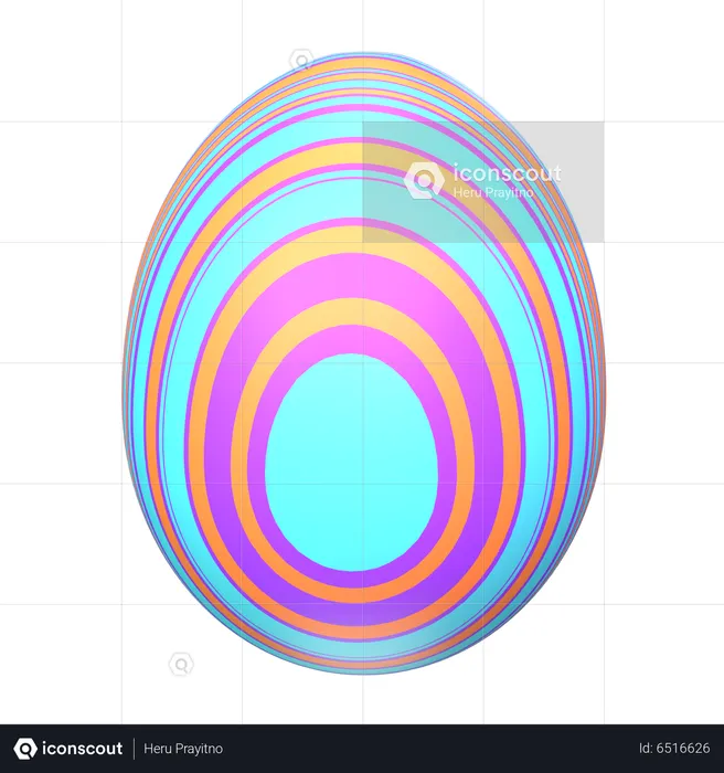 Osterei  3D Icon