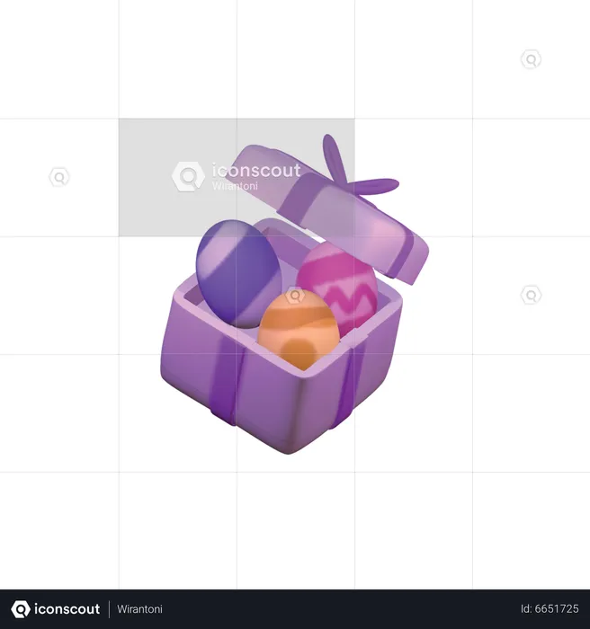 Ostergeschenk  3D Icon