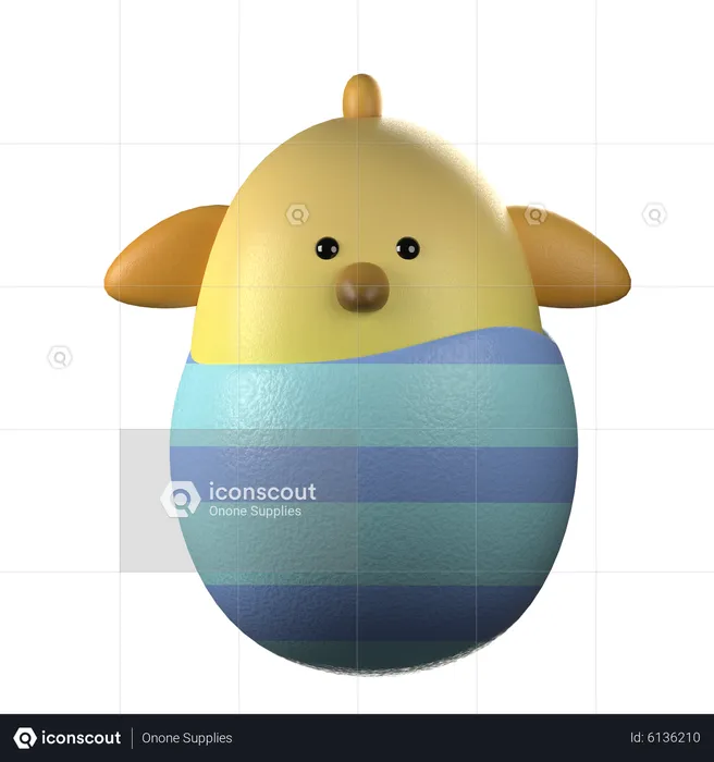 Osterhase  3D Icon