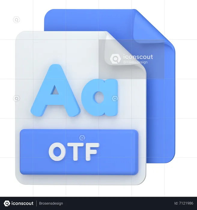 OTF  3D Icon