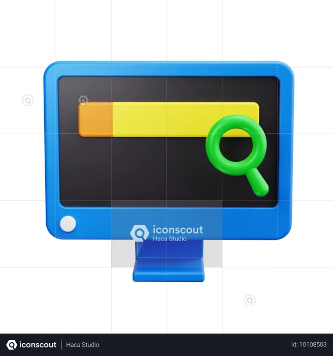 Motor de Otimização de Busca  3D Icon